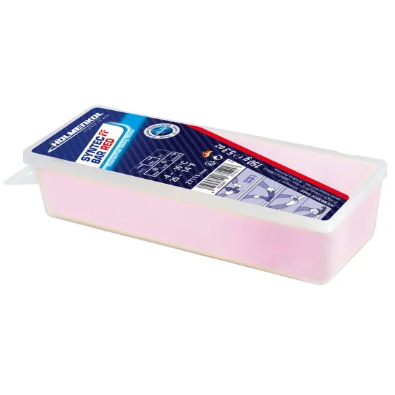 Ceara de cursa Holmenkol Syntec FF Bar RED, temperatura  zapada -4 si -10 grade C, 150g