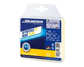 Ceara de cursa Holmenkol Syntec FF Bar Yellow, temperatura  zapada 0 si -4 grade C, 2x35g