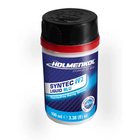 Ceara lichida de cursa, Holmenkol Syntec FF2 Liquid BLU, temperatura zapada -12 si -20 grade C, 100 ml
