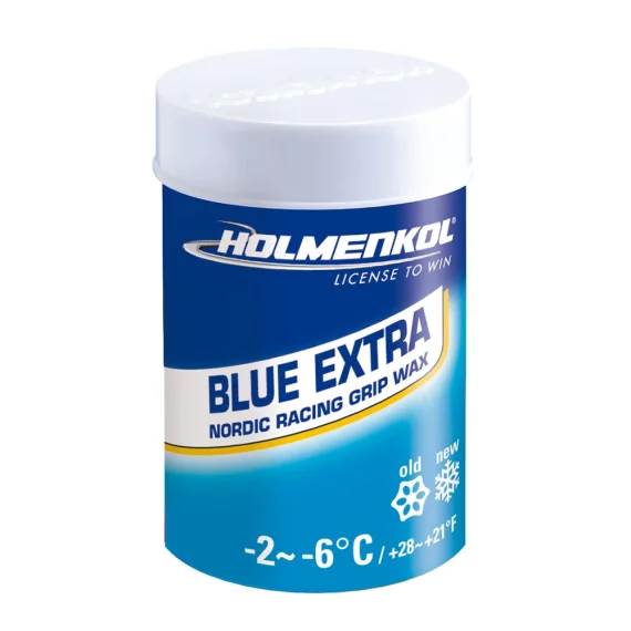 Ceara schi fond Holmenkol Grip BLUE EXTRA, 45g, temperatura -2° si -6°C
