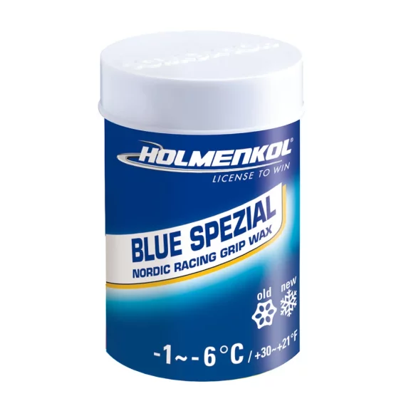 Ceara schi fond Holmenkol Grip BLUE SPEZIAL, 45g, temperatura -1° si -6°C