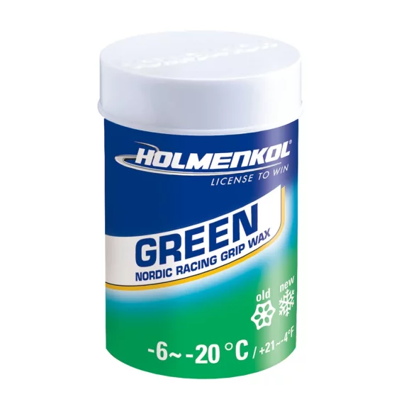 Ceara schi fond Holmenkol Grip GREEN, 45g, temperatura -6° si -20°C