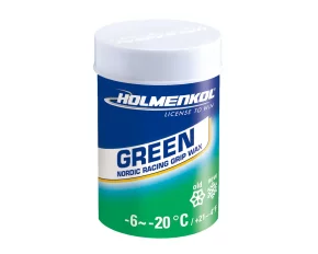 Ceara schi fond Holmenkol Grip GREEN, 45g, temperatura -6° si -20°C
