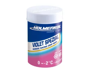 Ceara schi fond Holmenkol Grip VIOLET SPEZIAL, 45g, temperatura intre 0° si -2°C