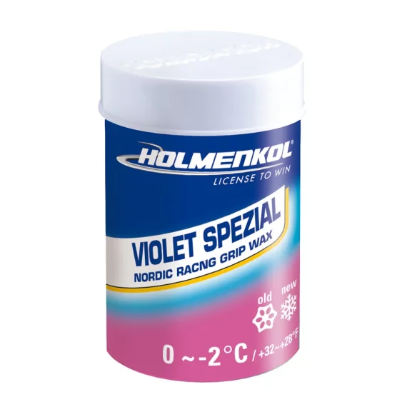 Ceara schi fond Holmenkol Grip VIOLET SPEZIAL, 45g, temperatura intre 0° si -2°C