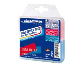 Ceara solida Holmenkol Basewax Mix COLD BETA-ULTRA, temperatura zapada -4 si -20 grade C, 2x 35g