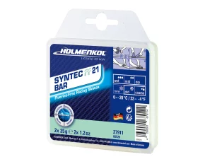 Ceara solida Holmenkol Syntec FF 21 Bar, temperatura zapada 0 si -20 grade C, 2x35g