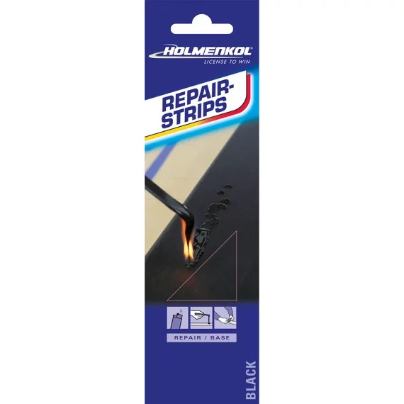 Cofix pentru reparatie talpa Holmenkol Repair-Strips, negru, set 5 buc