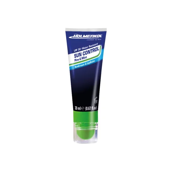 Crema protectie solara factor 30 si balsam pentru buze, Holmenkol Sun Control Pine &amp; Mint, 20ml