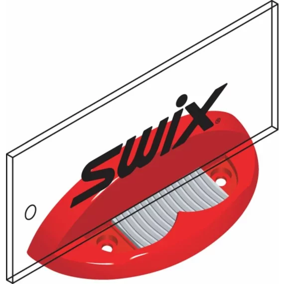 Curatator racleta Swix T408 Sharpener plexi, 40mm