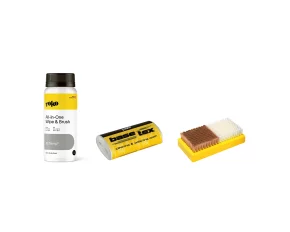 Kit ceara, perie si Basetex, Toko All-In-One Wipe &amp; Brush Kit