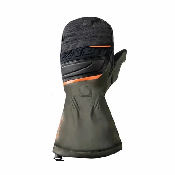 Manusi incalzite pentru vanatoare Lenz Heat Glove 1.0 Finger Cap Hunting si acumulatori Lithium Pack RCB 1800, culoare maro
