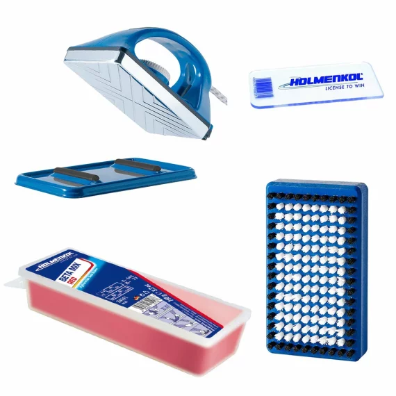 Kit ceruire Holmenkol schi alpin / snowboard - 4 piese