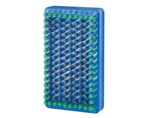Perie dreptunghiulara ultra-fina din otel, Holmenkol BaseBrush Steel MicroFinish, dimensiune 125 x 70mm, fir 12mm