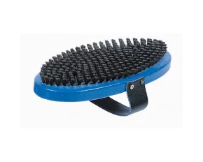 Perie ovala par de cal Holmenkol OvalBrush Horsehair, dimensiune 210 x 100mm, fir 10mm