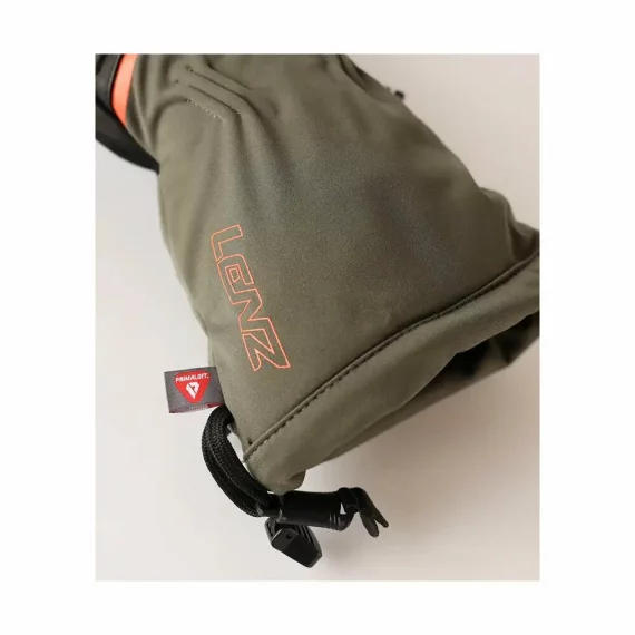 Manusi incalzite pentru vanatoare Lenz Heat Glove 1.0 Finger Cap Hunting si acumulatori Lithium Pack RCB 1800, culoare maro