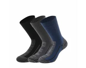 Set 3 perechi sosete Lenz Performance Multisport, albastru