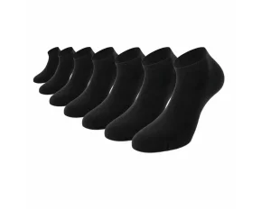Set 7 perechi sosete numerotate Lenz Duos sneaker 1-7, negru