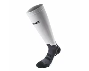 Sosete compresie Lenz Compression 1.0, alb, 1 pereche
