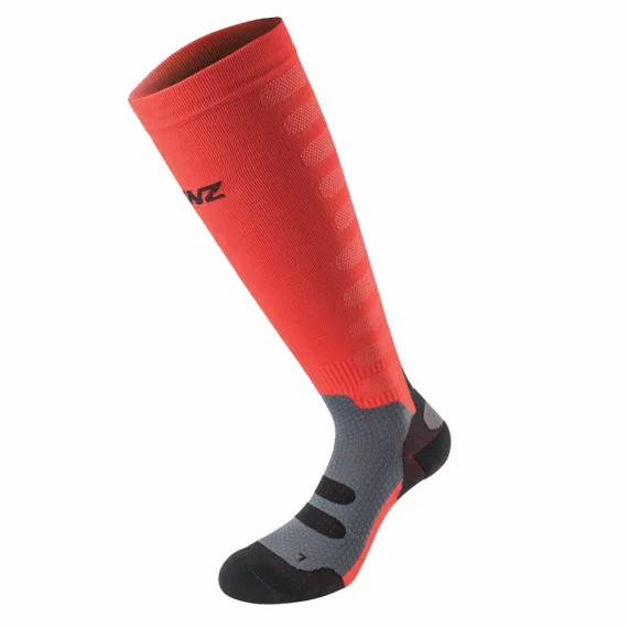 Sosete compresie Lenz Compression 1.0, rosu, 1 pereche