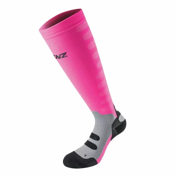 Sosete compresie Lenz Compression 1.0, roz, 1 pereche
