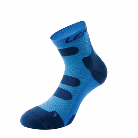 Sosete compresie Lenz Compression Socks 4.0 low, albastru marin