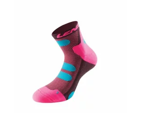 Sosete compresie Lenz Compression Socks 4.0 low, roz