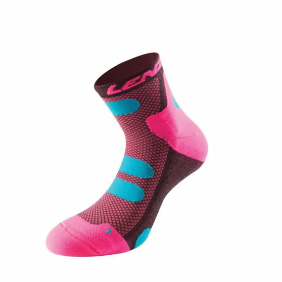 Sosete compresie Lenz Compression Socks 4.0 low, roz