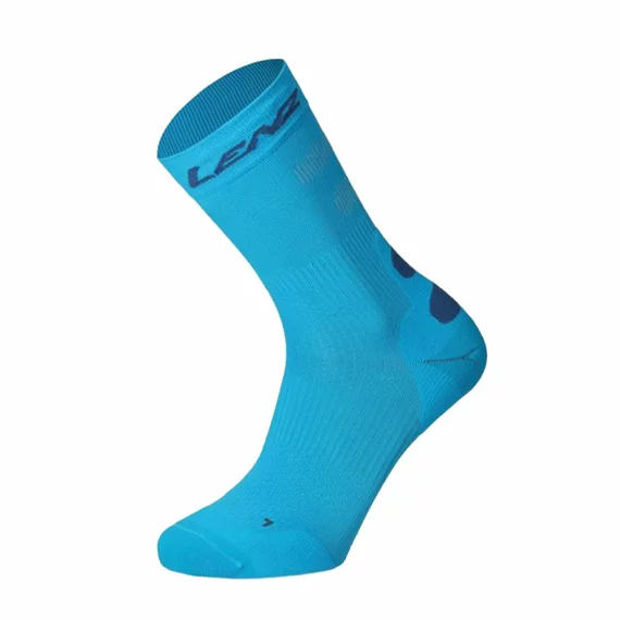 Sosete compresie Lenz Compression Socks 6.0 mid, albastru deschis