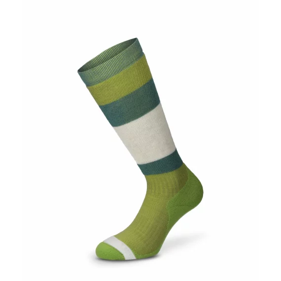 Sosete schi pentru copii, Lenz Merino Winter Kids 1, verde