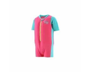 Costum de inot plutitor pentru fete, Speedo Junior Sea Squad, roz