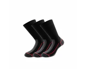 Set 3 perechi sosete Lenz Performance Multisport, negru