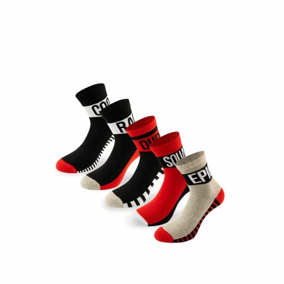 Set 5 perechi sosete pentru copii Lenz Boys 5 pack, multicolor