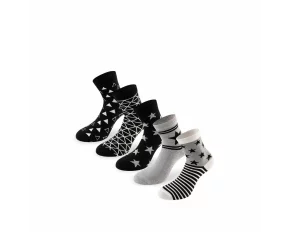 Set 5 perechi sosete pentru copii Lenz Girls 5 pack, multicolor