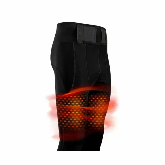 Set pantaloni incalziti Lenz Heat Pants 2.0 si acumulatori Lithium Pack RCB 1800 (USB), culoare negru