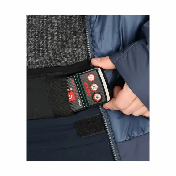 Set pantaloni incalziti Lenz Heat Pants 2.0 si acumulatori Lithium Pack RCB 1800 (USB), culoare negru