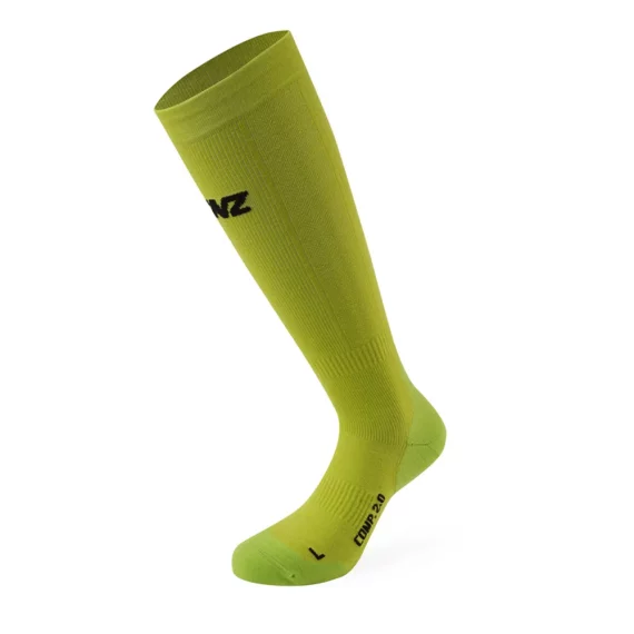 Sosete schi Lenz Compression 2.0 Merino, lime