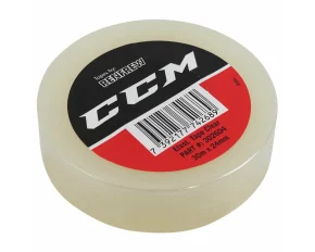 Banda pentru fixare protectii hochei, CCM Tape Clear, 30m x 24mm, transparent