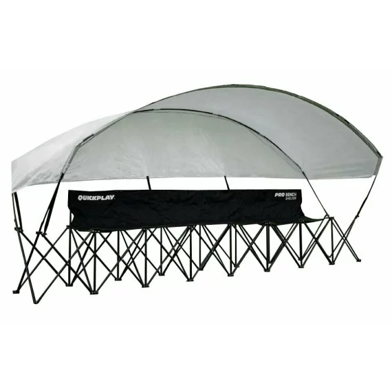 Banca de rezerve pliabila cu pavilion impermeabil, Pro Bench Shelter 6 locuri