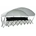 Banca de rezerve pliabila cu pavilion impermeabil, Pro Bench Shelter 6 locuri