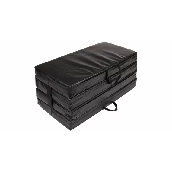 Saltea gimnastica pliabila Crash-Mat, negru