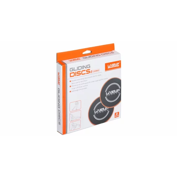 Set 2 discuri pentru alunecare fitness, Gliding Discs