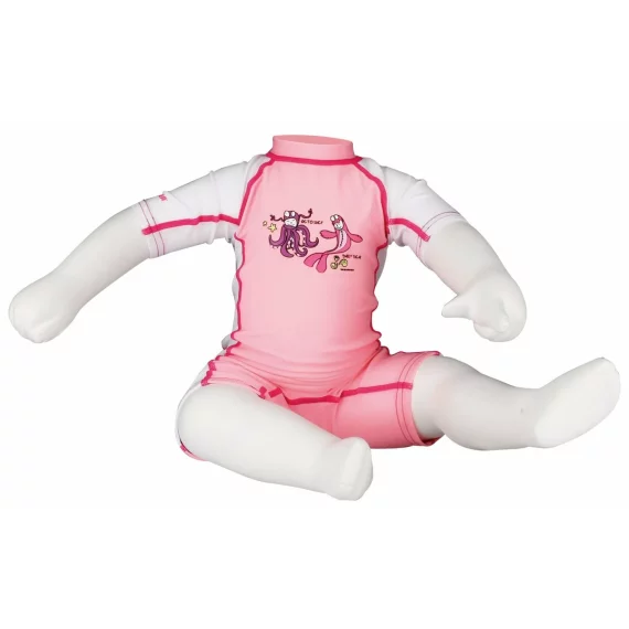 Costum baie copii Junior Suit UV, roz