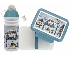 Sticla si caserola pentru gustari/ pranz Lada Sledding Children