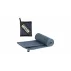 Prosop Merco Microfibre cu uscare rapida 50 x 120 cm, albastru inchis