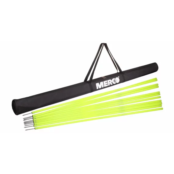 Set 12 jaloane slalom antrenament Neon Economy 150, lungime 150cm