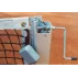 Stalpi fileu tenis de camp Square 80