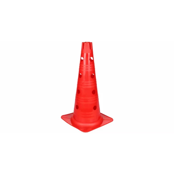 Con sport cu gauri pentru antrenament Merco Vario, 46 cm, rosu