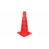 Con sport cu gauri pentru antrenament Merco Vario, 46 cm, rosu