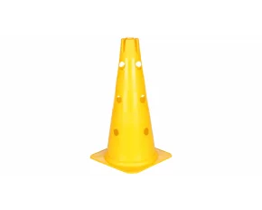 Con sport cu gauri pentru antrenament Merco Vario, 38 cm, galben